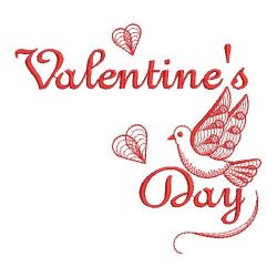 Redwork Valentines Day 06(Md) machine embroidery designs