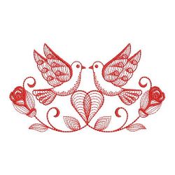 Redwork Valentines Day 07(Md) machine embroidery designs