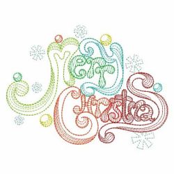 Rippled Christmas2 03(Md) machine embroidery designs