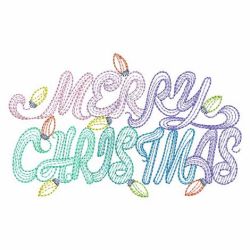 Rippled Christmas2 04(Md) machine embroidery designs