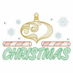 Rippled Christmas2 07(Md) machine embroidery designs