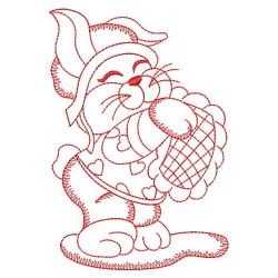 Redwork Baby Animals(Md) machine embroidery designs