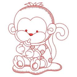 Redwork Baby Animals 07(Lg) machine embroidery designs