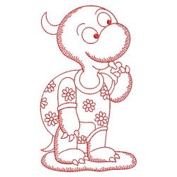 Redwork Baby Animals 08(Md) machine embroidery designs