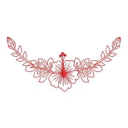 Redwork Hibiscus 12(Lg)