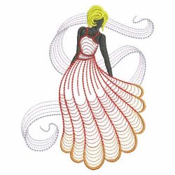 Rippled Girls 07(Lg) machine embroidery designs