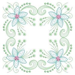Rippled Flower Quilt(Md) machine embroidery designs