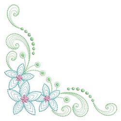 Rippled Flower Quilt 06(Lg) machine embroidery designs