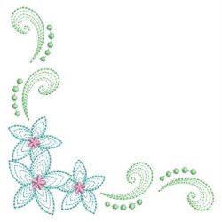 Rippled Flower Quilt 08(Md) machine embroidery designs