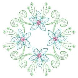 Rippled Flower Quilt 10(Lg) machine embroidery designs