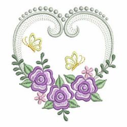 Heirloom Roses 03 machine embroidery designs