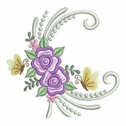 Heirloom Roses 05 machine embroidery designs