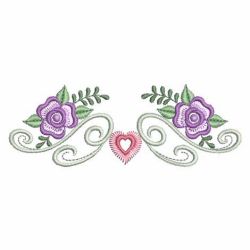Heirloom Roses 06 machine embroidery designs