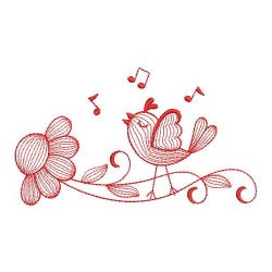 Redwork Love Birds 10(Sm)