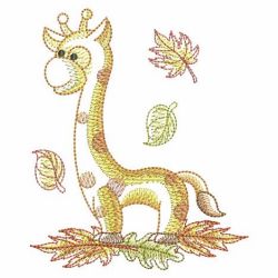 Autumn Animals 04(Md) machine embroidery designs