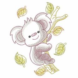 Autumn Animals 08(Md) machine embroidery designs