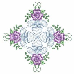 Rippled Rose Quilts 01(Sm) machine embroidery designs