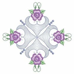 Rippled Rose Quilts 09(Md) machine embroidery designs