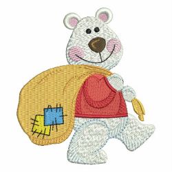 Christmas Polar Bear 05 machine embroidery designs