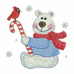 Christmas Polar Bear 10 machine embroidery designs