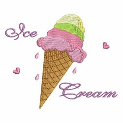 Ice Cream machine embroidery designs