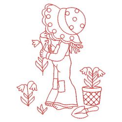 Redwork Sunbonnet 10(Lg)