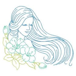 Beautiful Ladies(Md) machine embroidery designs