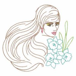 Beautiful Ladies 06(Lg) machine embroidery designs