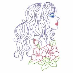 Beautiful Ladies 09(Md) machine embroidery designs
