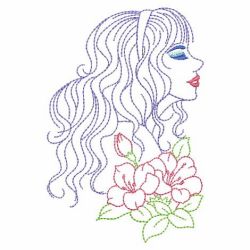 Beautiful Ladies 09(Sm) machine embroidery designs