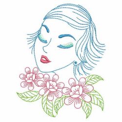 Beautiful Ladies 10(Md) machine embroidery designs