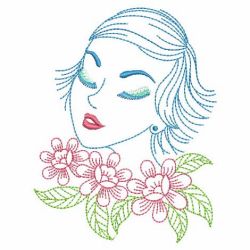 Beautiful Ladies 10(Lg) machine embroidery designs