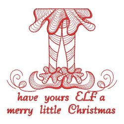 Redwork Christmas 06(Md) machine embroidery designs