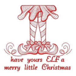 Redwork Christmas 06(Lg) machine embroidery designs