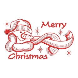 Redwork Christmas 07(Lg) machine embroidery designs