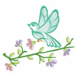 Flower and Bird 05(Md) machine embroidery designs