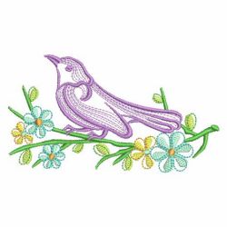 Flower and Bird 10(Sm) machine embroidery designs