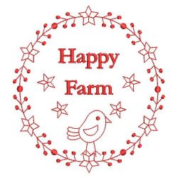 Redwork Happy Farm 05(Md)