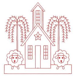 Redwork Happy Farm 07(Md)