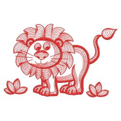 Redwork Africa Animals(Lg) machine embroidery designs