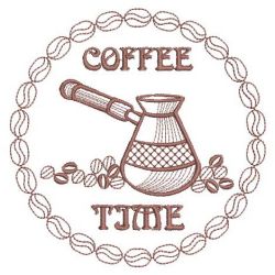 Coffee Time 05(Lg) machine embroidery designs