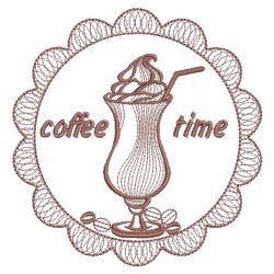 Coffee Time 08(Md) machine embroidery designs