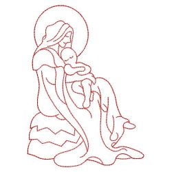 Redwork  Nativity(Md) machine embroidery designs