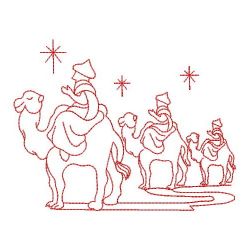 Redwork  Nativity 07(Lg) machine embroidery designs