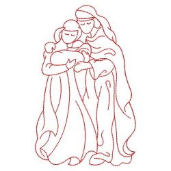 Redwork  Nativity 10(Lg) machine embroidery designs