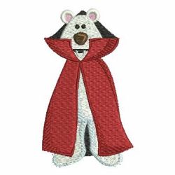 Halloween Polar Bear 03 machine embroidery designs