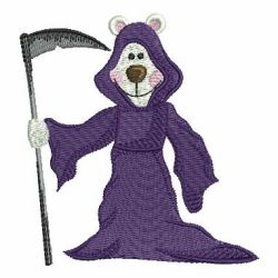 Halloween Polar Bear 06 machine embroidery designs