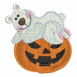 Halloween Polar Bear 10 machine embroidery designs