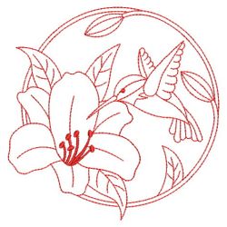 Redwork Hummingbirds(Lg) machine embroidery designs