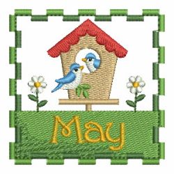 Months of the Year 05 machine embroidery designs